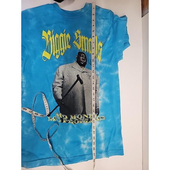 Notorious BIG T Shirt Mens Small Blue Tie Dye Mo Money Mo Problems Hot Topic New - Picture 6 of 8